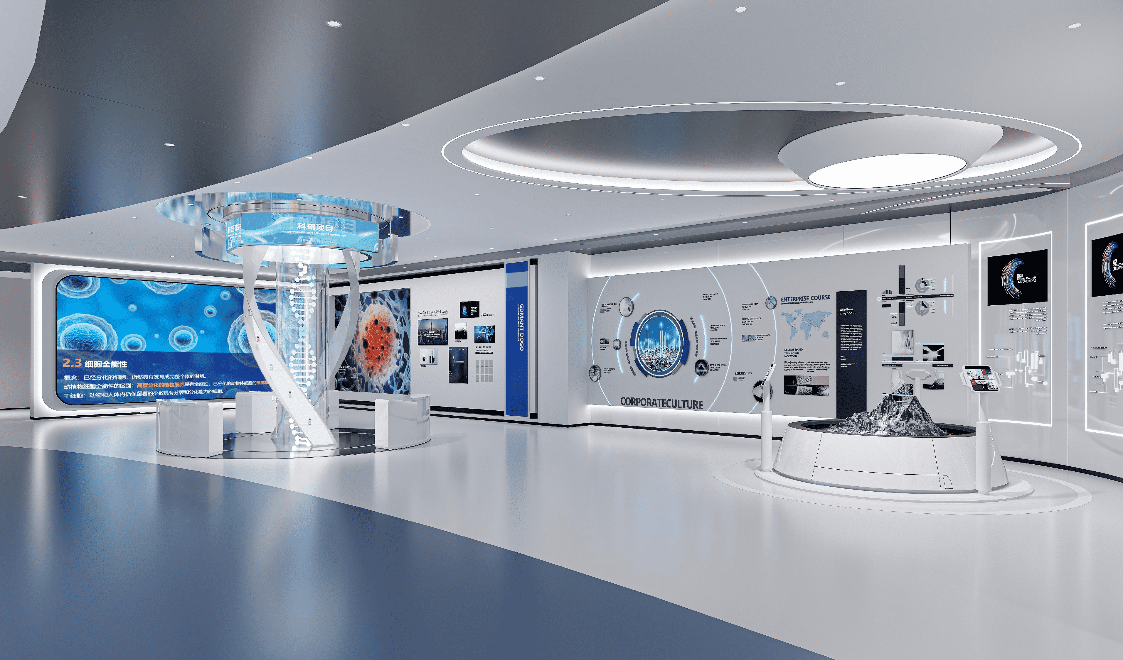設(shè)計(jì)元宇宙悖論物科技展廳：當(dāng)數(shù)字永生細(xì)胞比實(shí)體生命更受追捧