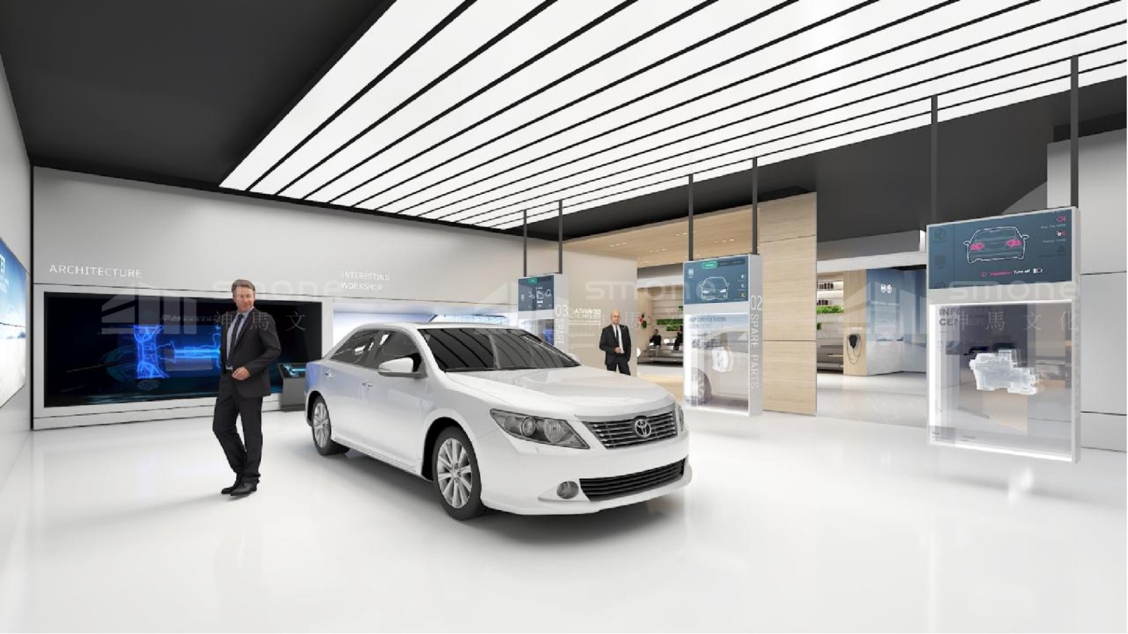 車企展廳如何靠設(shè)計(jì)年引流 20 萬(wàn)采購(gòu)商｜企業(yè)展廳設(shè)計(jì)｜神馬文化