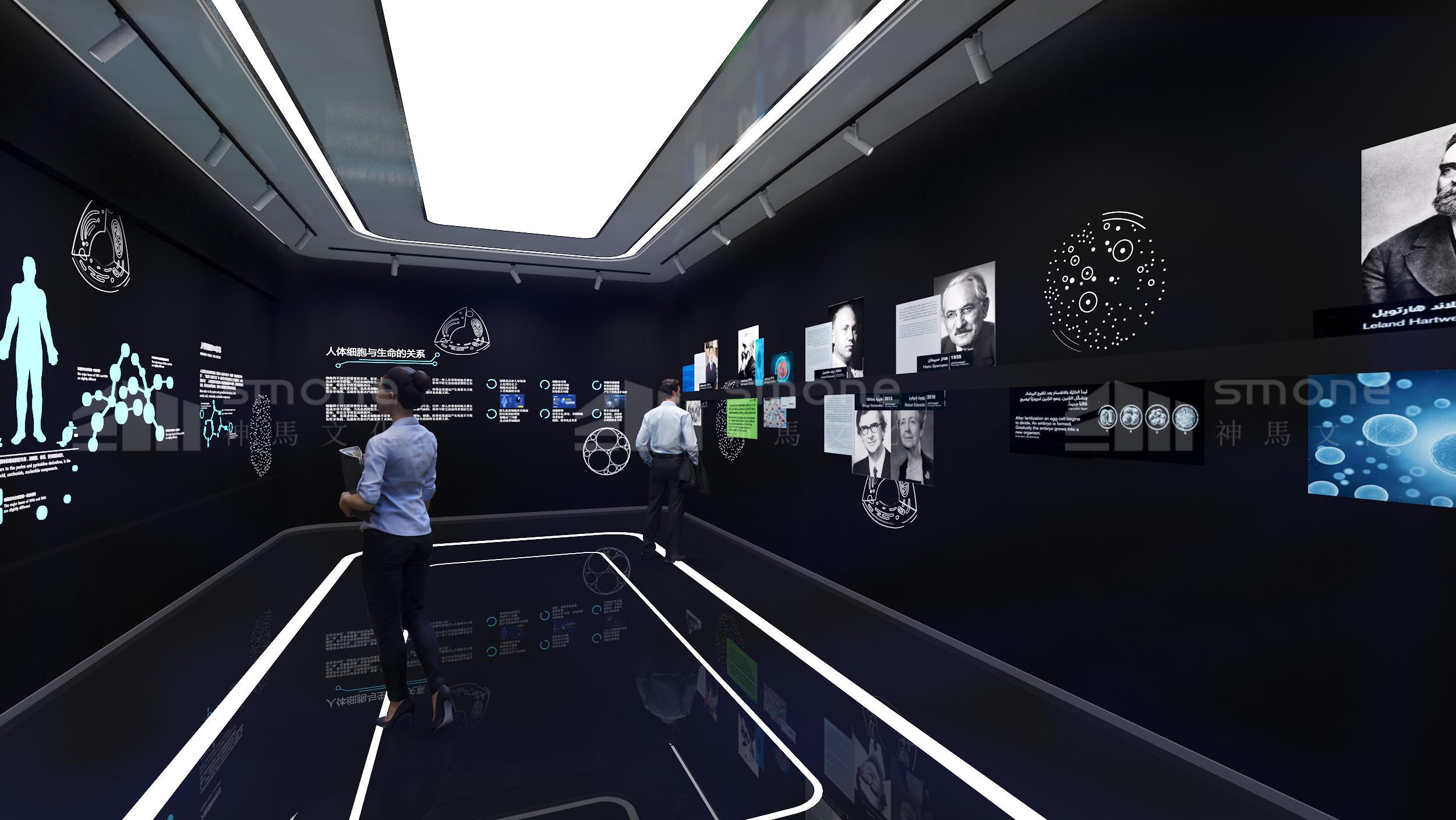 做多肽展廳設計，為何選擇神馬文化？｜多肽展廳設計｜干細胞展廳