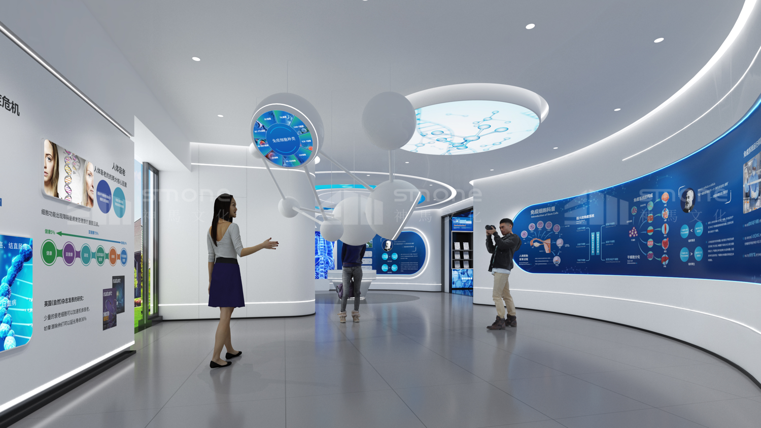 做干細胞展廳，能為生物企業(yè)老板解決哪些核心難題?神馬文化有話說|干細胞展廳設計|干細胞科普館設計|生物醫(yī)療展廳設計生物醫(yī)藥展廳設計