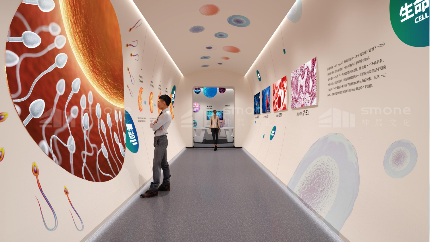 金康生物科技展廳：用空間語(yǔ)言詮釋 “生命敘事” 的 3 大核心亮點(diǎn)|干細(xì)胞展廳設(shè)計(jì)|干細(xì)胞科普館設(shè)計(jì)|生物醫(yī)藥展廳設(shè)計(jì)|生物制藥展廳設(shè)計(jì)